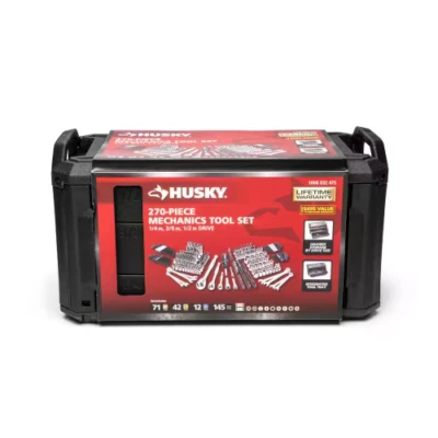 Mechanics Tool Set Kit Socket 270 Piece Case Tools Sae Metric Drive Box Ratchet
