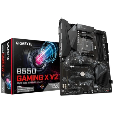 Gigabyte Motherboard B550 GAMING X V2 AM4 ATX DVI HDMI PCIe 4.0 x16