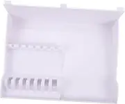 Hairdressing Tool Organizer Plastic Scissor Holder Rack White for Hair Salons Home Sturdy Stylish