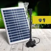 Solar Water Fountain 9.8ft Bird Bath Feature Pond Pump Submersible Filter