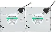 New CPU and GPU Cooling Fan Replacement for DELL Precision 7670 M7670 7680 RTX A3000 A4500 A5500 3080Ti Series Laptop, 2 x Cooling Fan, 4 Pins Connector, DC5V 0.7A, Low Noise