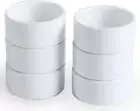"Mini White Porcelain Ramekins Set of 6"