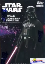 2023 Topps Star Wars FLAGSHIP EXCLUSIVE Factory Sealed Blaster Box-GOLD PARALLEL