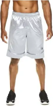 AND1 Men's Gray Active Core 11" Home Court Basketball Shorts SIZE 2X, 3X
