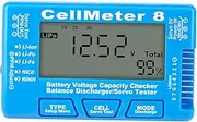Angoily Battery Tester Backlight Tester Voltmeter Battery Case Amp Electricity Usage Monitor Checker Batteries Organizer Electrical Voltage Tester USB Testers Probe Electronic