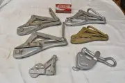 6 NOS Klein Tools Cable Grip Wire Puller 1656-40B 1659-30 1625-20