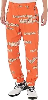 PEARLY GATES(パーリーゲイツ) Parly Gates 053-4231901 Men's Water Repellent Long Pants (Stretchy, Seriflogo Pattern) / Golf