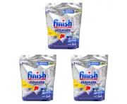 108pc Finish Ultimate All In One Dishwasher Tablets ActivBlu Lemon Sparkle