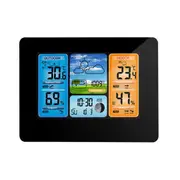 LCD Weather Station Clock Thermometer