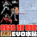 ◆王城玩具◆  EVO水貼 HG 德安之島 吉姆 鋼加農 摩洛哥 螢光專用水貼 EHGTO04