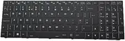 Laptop No Backlit Keyboard for CLEVO PD51SNE PD51SNE (-D)(-G) PD51SNE-D PD51SNE-G PD51SNX (-D)(-G) United Kingdom UK/GB Black Frame New