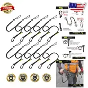 Versatile Tool Lanyards with 8KG Limit, Shock Cord Stopper & Reflective Design