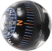 Spherical Dashboard Compass Boys and Girls Plastic Ball Compass Hiking Motorcycle