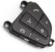 MKVAXR Car Cruise Control Button, for A B GLS GLE Class W166 W156 W218 Car Multi-Function Steering Wheel Control Switch Buttons Phone Key 0999050600 Car Steering Wheel Switch Kit(Black Right)