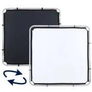 Lastolite Fabric Black White 1.1x1.1m for small Skylite Rapid Frame LR811