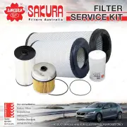Sakura Oil Air Fuel Filter Service Kit for Isuzu FTS34 FVZ34 7.8L TD