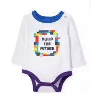 NEW 'Build the Future’ Cotton Graphic Bodysuit - LEGO Collection x Target 6-9 M