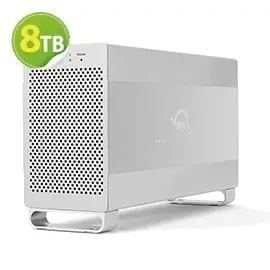 8TB (2x4T) OWC Mercury Elite Pro Dual U3+FW800 雙介面，雙槽 3.5 吋 SATA 磁碟陣列外接碟盒