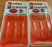 Singer Sewing Machine Needles Premium Ball Point Size 14 Two Packages New