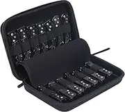 Pocket Knife Bag, Large Folding Knife Storage Case, Oxford Small Knife Pouch Holder, Waterproof Knife Display Case with 12 Slots, Knife Drawer Pocket Organizer(HGJ294)