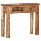Console Table Hallway Side Table Desk Entryway Drawer Solid Wood Acacia vidaXL