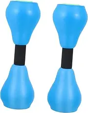 Mipcase 2Pcs Adjustable Women's Padded Dumbbells Water Aerobics Barbells for Home Pool Exercise Lightweight Small Dumbbells for Aquatic Training for Travel