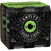 Ampersand Hard Apple Cider Can 375mL x 4 Pack