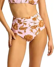 [Seafolly] Women's High Waisted Bikini Bottom