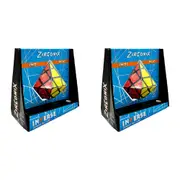 2x Project Genius Inverse Zirconix Diamond Shaped Brain Teasers Puzzle 14cm 8y+