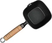 Nonstick Frying Pan Heat Resistant Sauce Pan for Eggs and Pancakes Compact Pot with Ergonomic Handle Easy to Clean for Small Families and Travel