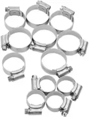 SAMCO Sport Radiator Hose Clamp Kit Honda RVT1000R RC51 00-06 Polished CKHON36