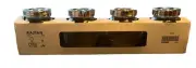 (2)Rajtan Ikea - 5 oz Glass Spice Jar Container Organizer -2 Set’s of 4 -Craft
