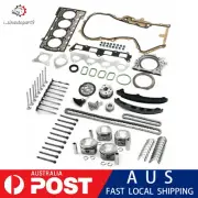 Engine Pistons Overhaul Rebuild Kit & Valves For VW AUDI CTHD EA111 CAVD 1.4TSI