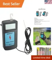 Electric Fence Tester Digital 300V-9900V Handheld LCD Gardening Tool Safe Use