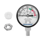 Black Steel Pressure Cooker Gauge Canner Gauge, Steam Pressure Gauge, 2" Dial,