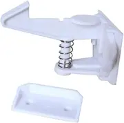 PEPLAYTAL 12pcs Invisible Safety Locks Spring Lock for Cabinet Protection Easy No Tool Installation Reliable Drawer Latches for Safety