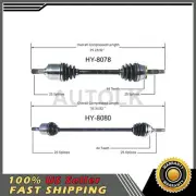 TrakMotive CV Axle Shaft Fits 2004 2005 2006 Hyundai Elantra (for: Hyundai)