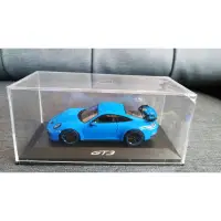 在飛比找蝦皮購物優惠-Porsche 911 GT3  1:43 模型車  (藍)