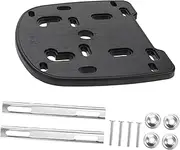 ABOOFAN 1Set Motorcycle Rear Rack Base Plate Accessory Thickened Design for Enhanced Stability Compatible with Various Electric Vehicle Trunks Includes Fixed Plate Screws