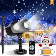 "TANBABY Snowflake Projector Lights Outdoor with Remote Control Christmas Sno...