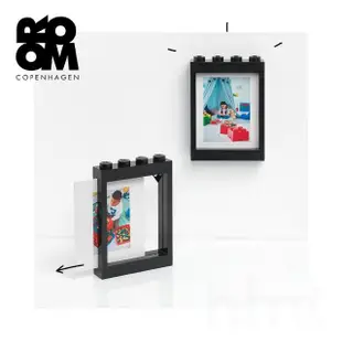 【LEGO 樂高】Room Copenhagen LEGO PICTURE FRAME 樂高壁掛相框-粉紅色(樂高造型相框)