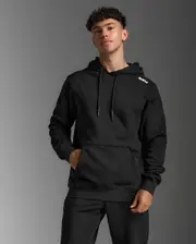 Aspire Pullover Hoodie, 2XU, S, Black/White, Male