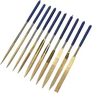 10Pcs Set Mini Plated Needle File Kit Steel Ceramics Glass Processing for Jewelry Making Crafts