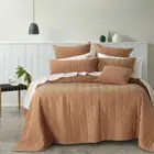 Bianca Geraldton Cinnamon Coverlet Bedspread Set 3 Bed Sizes