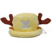 Anime Kawaii Plush Toys Cosplay Tony Chopper Cotton Hat Warm Winter Cap Yellow