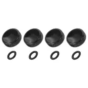 Camera Shutter Button, 4Pcs 12mm Concave Surface Shutter Release Button Black