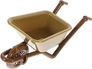 [FOYTOKI] Miniature Farm Cart Model Simulation Garden Trolley Ornament Realistic Micro Landscape Decor for Home Office and Yoga Display Premium Craftsmanship for Use Random Color