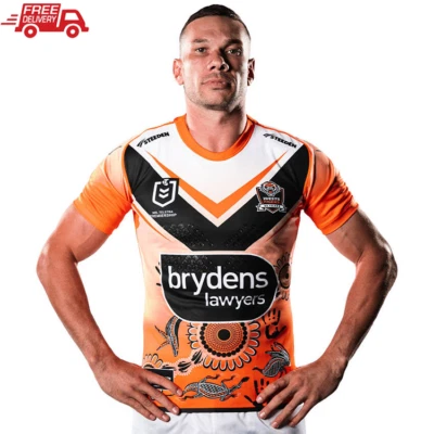 Wests Tigers Replica 2024 Indigenous NRL Jersey - Free Postage