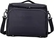AsrMyjcx Projector Case, Travel Bag with Compartment, Practical with Shoulder Strap, Shockproof Multifunction Bag for Camera, Video, 31x26x12cm
