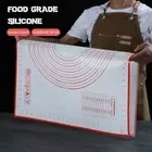 Silicone Baking Mat Rolling Kneading Pad for Pizza Rolling Dough Non-Stick Mat